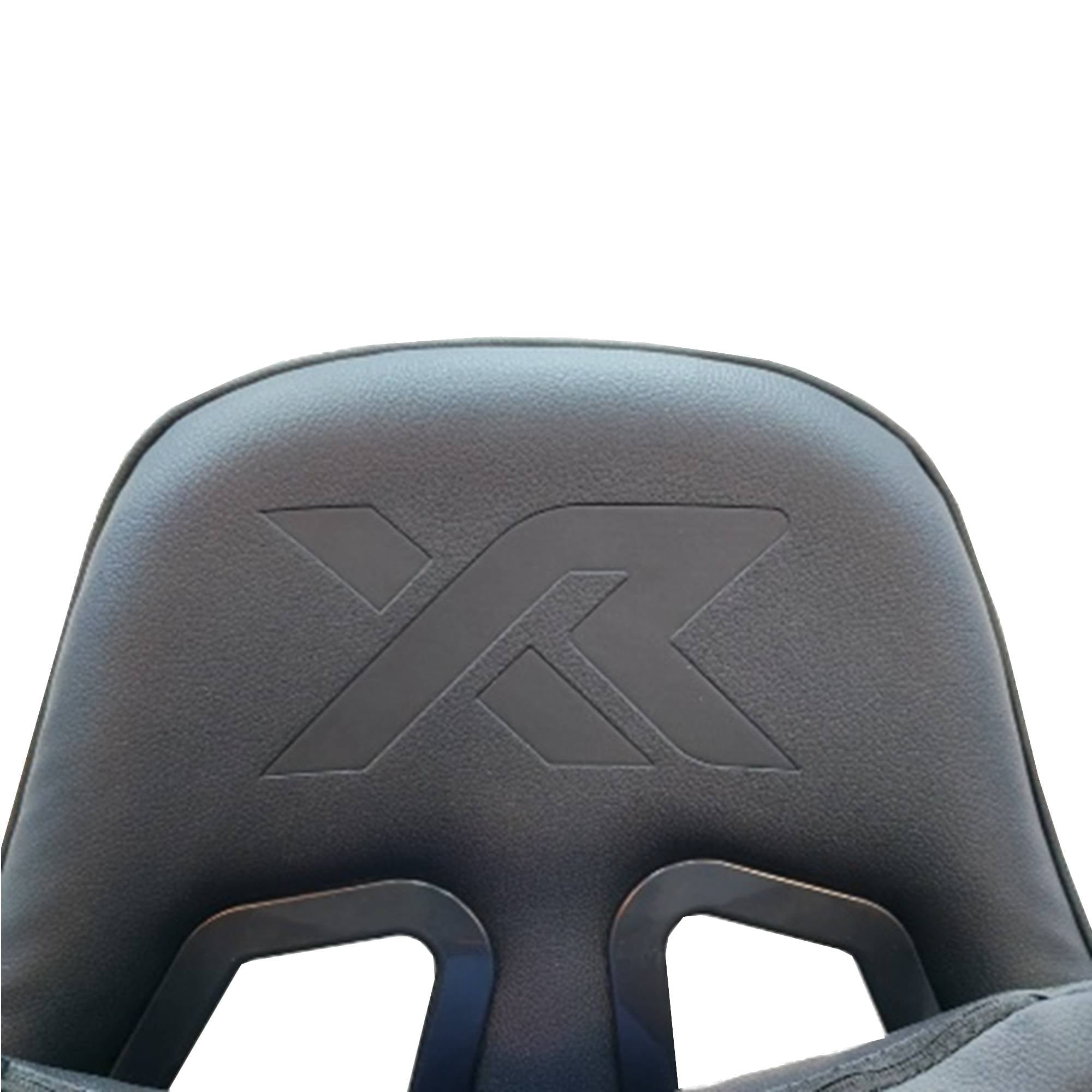 X Rocker Octane Racing Gaming Chair with Reversible Faux Leather Cushions, Black