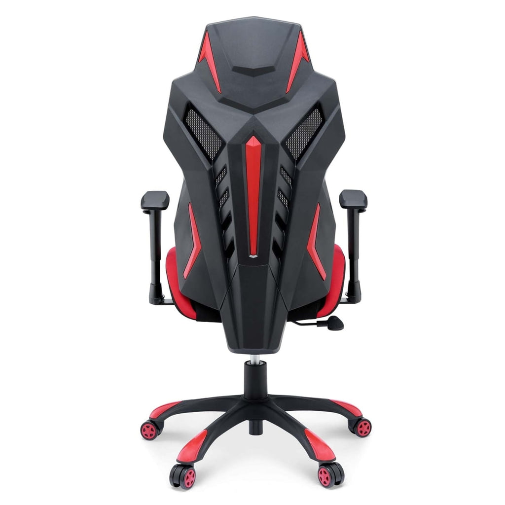Modway Speedster Modern Mesh Fabric Gaming Computer Chair in Black/Red