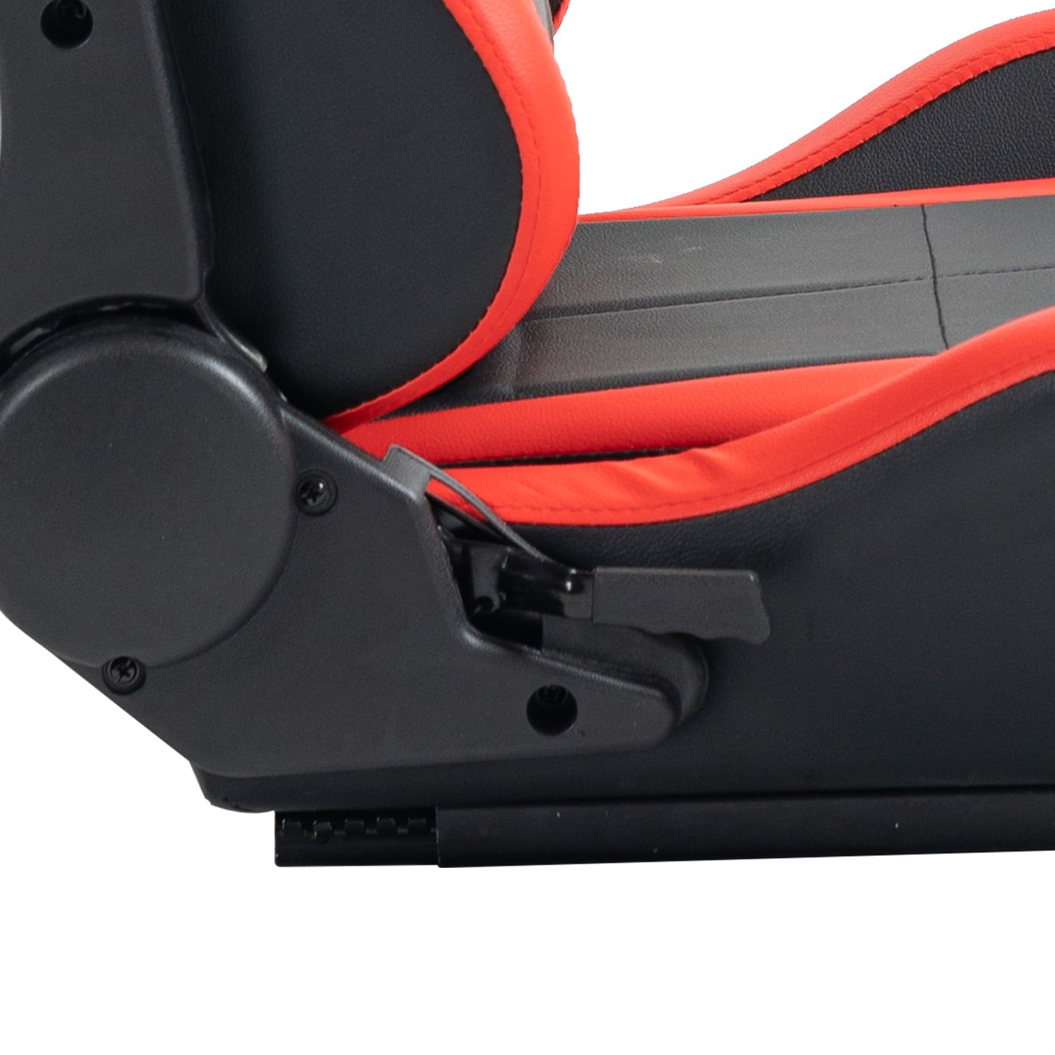 Marada Racing Seat with Double Lock Slip for Gaming Simulator Cockpit Leather Red