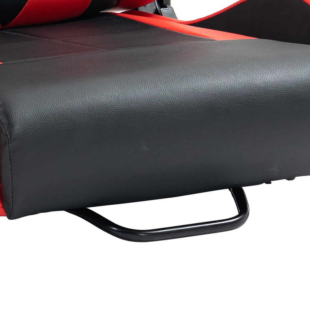 Marada Racing Seat with Double Lock Slip for Gaming Simulator Cockpit Leather Red
