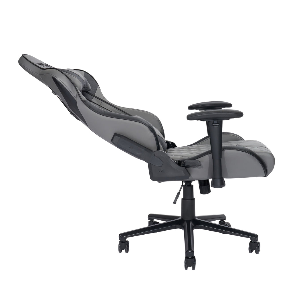 Techni Sport XL Ergonomic Gaming Chair with Memory Foam Seat and Back, Grey RTA-TSXL3-GRY