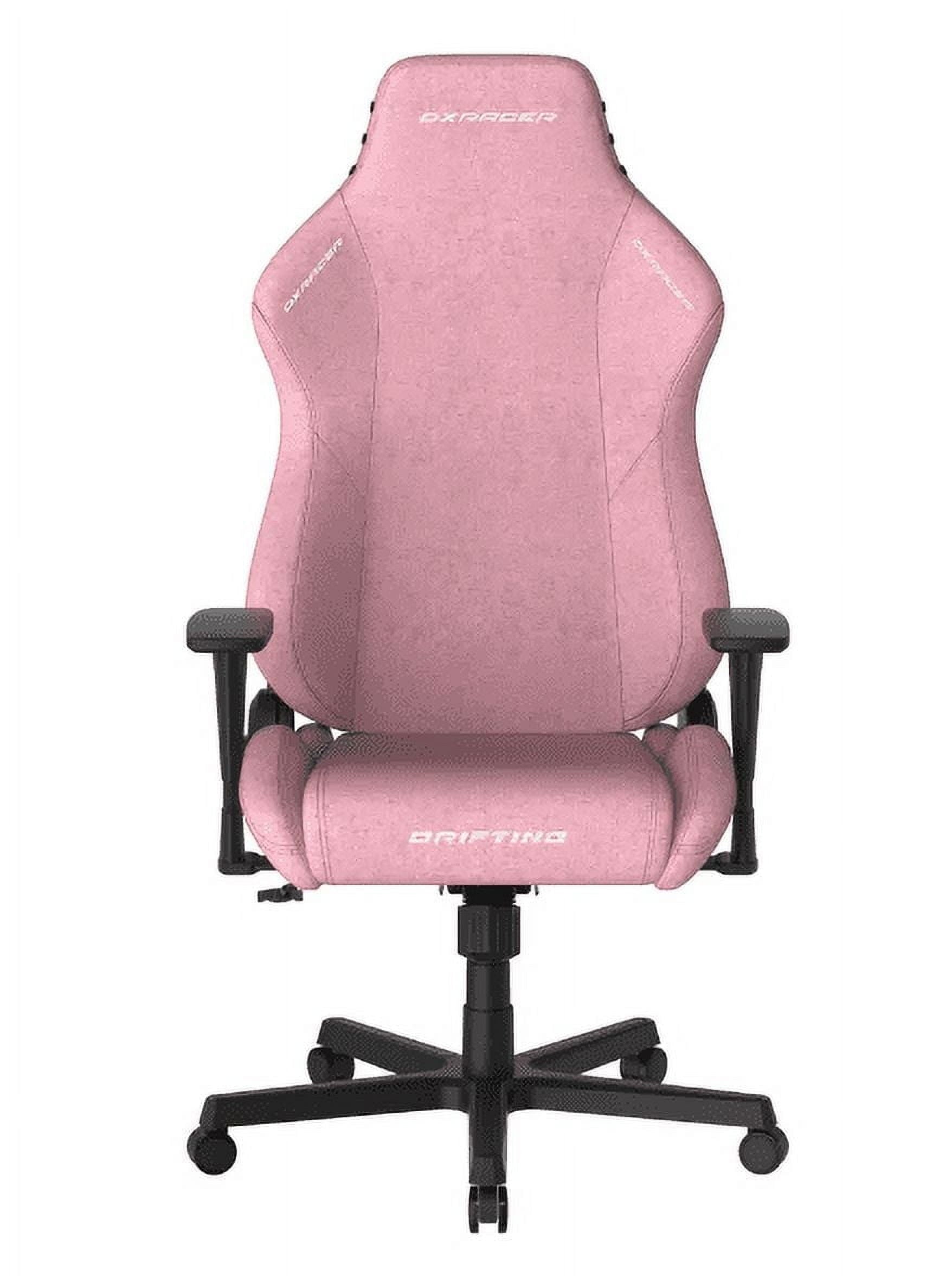 DXRacer Drifting Gaming Chair - Fabric Ergonomic Office Chair with Lumbar Pillow & Adjustable Headrest - PC Computer Racing Gamer Gaming Chair Recliner For Adults Teens, Cyan Black, Regular L