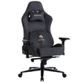 RESIOVA Gaming Chair with Suede Fabric,Big and Tall Ergonomic Office Computer Chair with 3D-Lumbar Support and 4D-Armrests,Gray