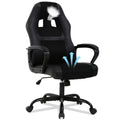 YRLLENSDAN Office Gaming Chairs Ergonomic Office Chair w/ Lumbar Support Armrest PU Leather Adjustable Height Computer Gaming Chair Gaming Desk Chair Gaming Computer Chairs for Adults, Black