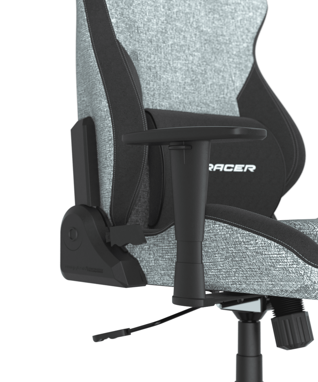 DXRacer Drifting Gaming Chair - Fabric Ergonomic Office Chair with Lumbar Pillow & Adjustable Headrest - PC Computer Racing Gamer Gaming Chair Recliner For Adults Teens, Cyan Black, Regular L