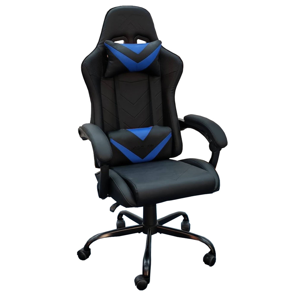 X Rocker Octane Racing Gaming Chair with Reversible Faux Leather Cushions, Black