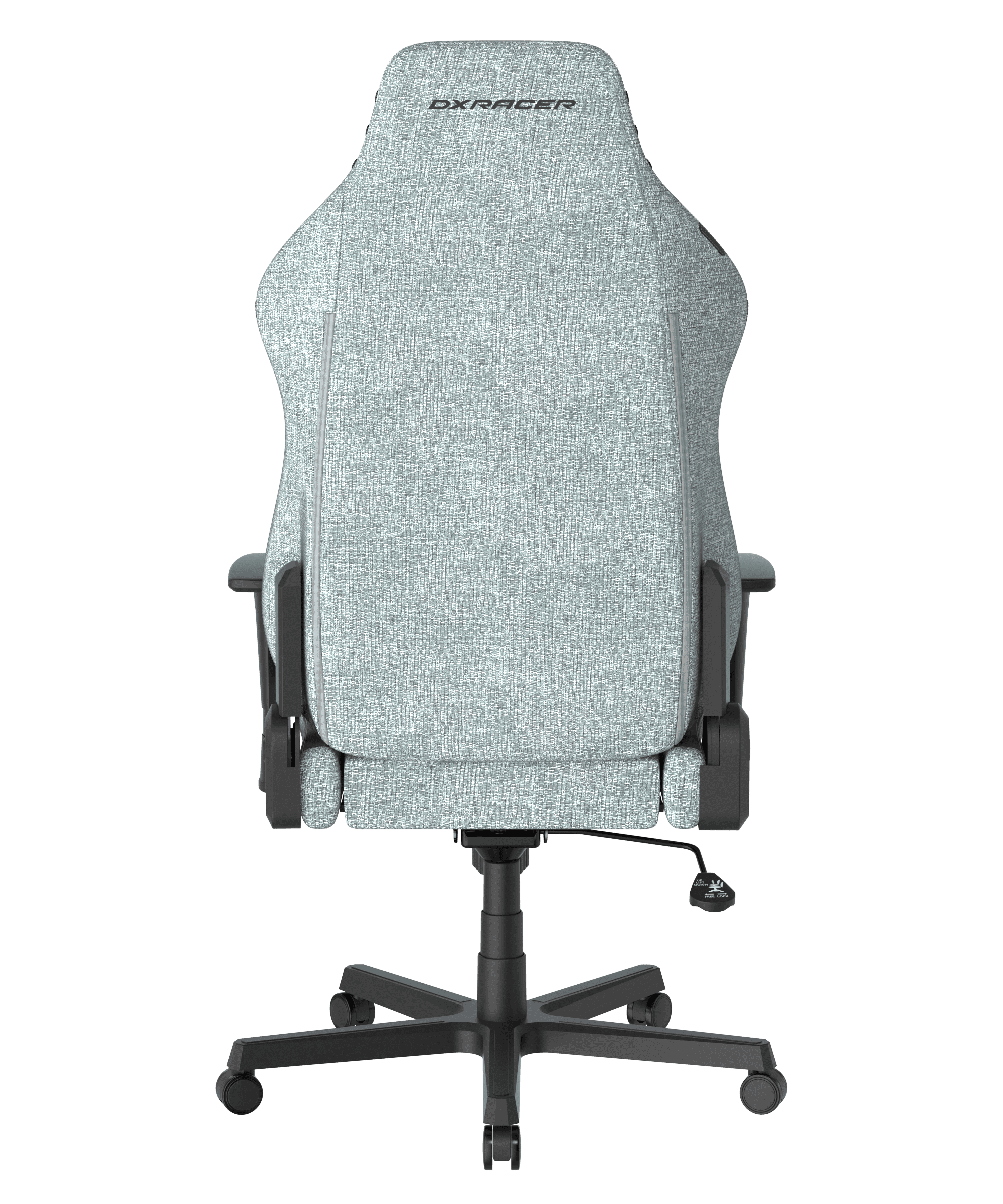 DXRacer Drifting Gaming Chair - Fabric Ergonomic Office Chair with Lumbar Pillow & Adjustable Headrest - PC Computer Racing Gamer Gaming Chair Recliner For Adults Teens, Cyan Black, Regular L