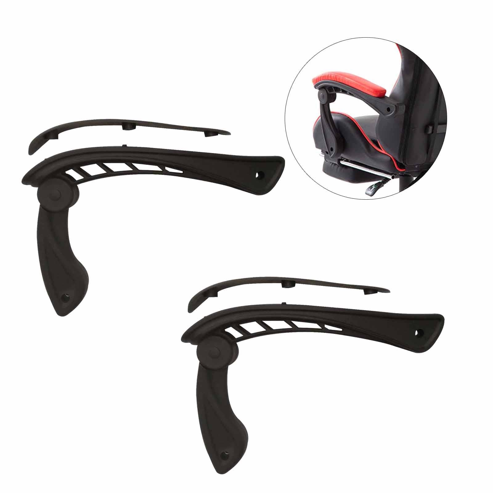 2x Universal Office Chair Armrest Accessories Replacement Simple Portable Linkage Armrest for Most Chairs Computer Chair 5 Holes