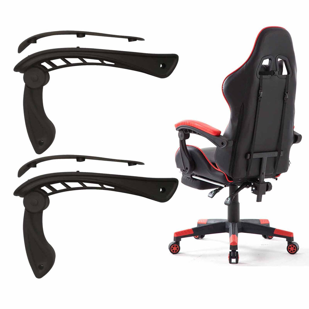 2x Universal Office Chair Armrest Accessories Replacement Simple Portable Linkage Armrest for Most Chairs Computer Chair 5 Holes